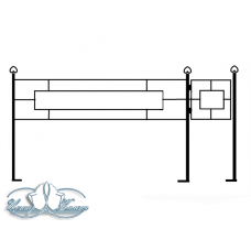 Ограда металлическая ОМ17