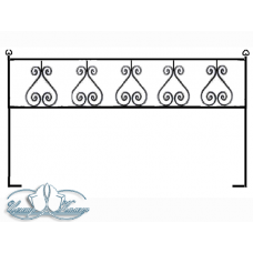 Ограда металлическая ОМ24