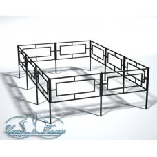 Установка металлических изделий (оград, лавочек, столов)